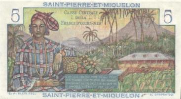 St.Pierre & Miquelon 1950-60. 5Fr T:I