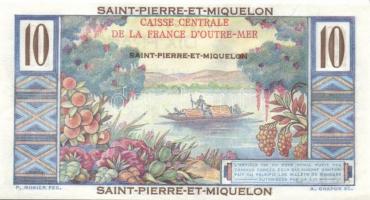 St.Pierre & Miquelon 1950-60. 10Fr T:I
