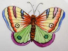 cca 1920 Herendi Viktória mintás díszváza, kézzel festett, jelzett (koronás), hibátlan, m: 36 cm /
...