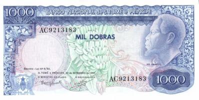 St.Thomas & Prince 1982. 50D, 100D, 500D, 1000D komplett sor T:I