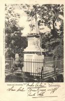1904 Debrecen, Csokonai Vitéz Mihály síremléke a Hatvan utcai temetőben. Telegdi K. Lajos utóda kiadása (EK)