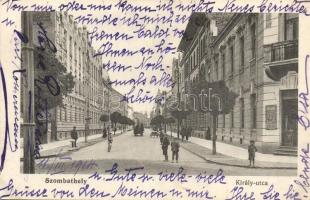 1914 Szombathely, Király utca, bor üzlet (EK)