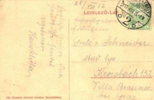 1912 Szombathely, Széll Kálmán utca, vendéglő, étterem (EK)