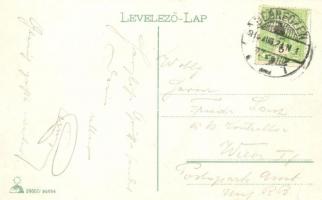 1914 Debrecen, református nagytemplom, piac árusok, hirdetőoszlop