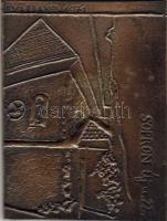 Bronz Plakett, 1971, Sopron Új u. 22. -Synagoge, G.Varbanov, Erh.:st /verdefényes RRRR! (nur 5 St)