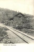 Retevoi, industrial railway station of the sawmill / Statie de cale ferata industriala a fabricii de cherestea