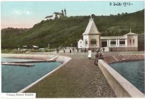 Tihany, Állami kikötő, apátság, Balaton part