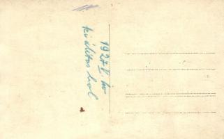 1927 Budapest, Nemzetközi Vásár (BNV), részlet a kiállításból a Király Gőzmosoda pavilonnal. photo