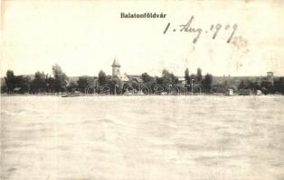 Balatonföldvár, látkép, Balaton part (EK)