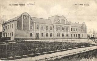 Hajdúszoboszló, Református elemi iskola. Körner Béla kiadása (Rb)