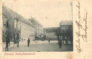 1899 Székesfehérvár, utcakép. Klökner Péter kiadása (EK)