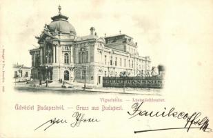 1897 (Vorläufer!) Budapest XIII. Vígszínház, építkezés (EK)