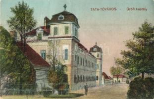 Tata-Tóváros, Gróf Esterházy kastély. Lindenberg Adolf kiadása (Rb)