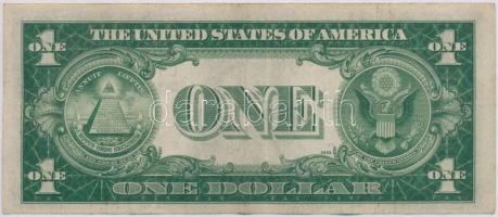 Amerikai Egyesült Államok 1934-1945. (1935A) 1$ "Silver Certificate - kisméretű" sárga pec...
