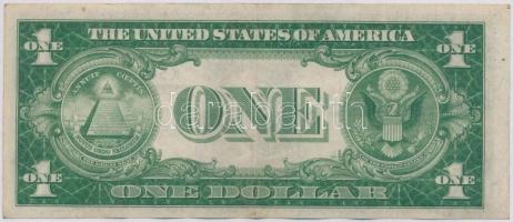 Amerikai Egyesült Államok 1935-1945. (1935) 1$ "Silver Certificate - kisméretű", kék pecsé...