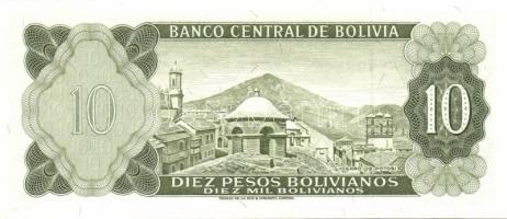 Bolívia 1962. 10P, 50P T:I
