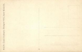 ~1912 Magyar ulánus katonai egység felvonulása a mezőn katonai zenekarral. Schäffer Ármin fényképész...