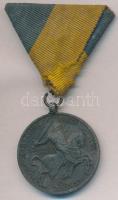 1941. Délvidéki Emlékérem cink emlékérem mellszalaggal. Szign.: BERÁN L. T:2,2- Hungary 1941. Commemorative Medal for the Return of Southern Hungary zinc medal ribbon. Sign.:BERÁN L. C:XF,VF NMK 429.