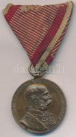 1898. Jubileumi Emlékérem Fegyveres Erő Számára Br kitüntetés nem saját mellszalaggal T:2 Hungary 1898. Commemorative Jubilee Medal for the Armed Forces Br decoration with not its own ribbon C:XF NMK 249.