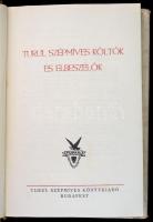 Turul Szépmíves költők és elbeszélők. Turul Szépmíves Könyvek 1. kötet. A borító rajza Haranghy Jenő...