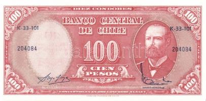 Chile 1947-75. 1/2c, 50c, 100c, 5P, 50Esc T:I