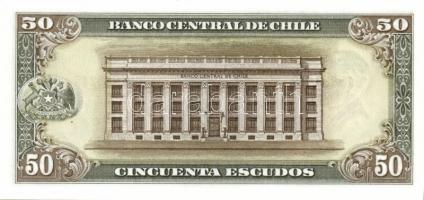 Chile 1947-75. 1/2c, 50c, 100c, 5P, 50Esc T:I