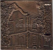 Bronz Plakett, 1974, Mezőberény-Synagoge, G.Varbanov, Erh.:st /verdefényes RRRR! (nur 5 St)