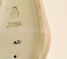 Drasche porcelán kutya, kézzel festett, jelzett, hibátlan, 20x11 cm