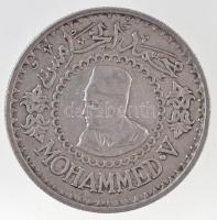 Marokkó 1956. 500Fr Ag V. Mohamed T:2 Morocco 1956. 500 Francs Ag Mohammed V C:XF Krause Y#54