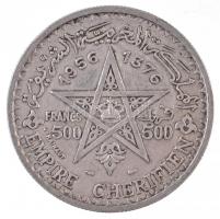 Marokkó 1956. 500Fr Ag "V. Mohamed" T:2
Morocco 1956. 500 Francs Ag "Mohammed V&quot...