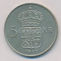 Svédország 1955TS 5Kr Ag "VI. Gusztáv" T:1-
Sweden 1955TS 5 Kronor Ag "Gustaf VI&quo...