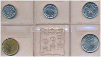 San Marino 1977. 1L - 20L (5xklf) forgalmi szett, fólia tokban T:1-
San Marino 1977. 1 Lira - 20 Li...