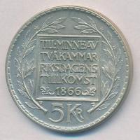 Svédország 1966U 5Kr Ag "100 éves az alkotmányos reform" T:1-
Sweden 1966U 5 Kronor Ag &q...