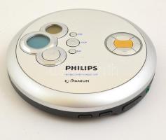 Philips Expanium 100 Seconds Magic Eps discman, 4 db elemmel, működik