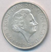 Suriname 1962. 1G Ag Julianna T:1- Suriname 1962. 1 Gulden Ag Juliana C:AU Krause KM#15