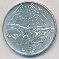 Olaszország 1965R 500L Ag "Dante születésének 700. évfordulója" T:1-
Italy 1965R 500 Lire...