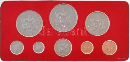 Trinidad és Tobago 1975. 1c-10$ (8xklf) forgalmi szett dísztokban T:1 Trinidad and Tobago 1975. 1 Cent - 10 Dollars (8xdiff) coin set in case C:UNC
