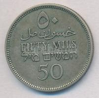 Palesztina 1927. 50M Ag T:2 Palestine 1927. 50 Mils Ag C:XF Krause KM#6