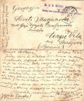 Siófok, Scherer nyaraló, villa. kihajtható lap + K.u.K. Militär Aushilfsspital Siófok Filiale des Na...