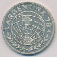 Argentína 1977. 3000P Ag 1978-as Labdarúgó Világkupa T:1- Argentina 1977. 3000 Pesos Ag 1978 World Soccer Championship C:AU