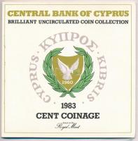 Ciprus 1983. 1/2c-20c (6xklf) forgalmi sor karton díszcsomagolásban T:1
Cyprus 1983. 1/2 Cent - 20 ...