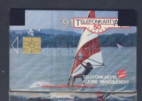 1991 Telefonkártya 50 egységes használatlan Első kiadás