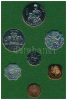 Szváziföld 1974. 1c-1L (7xklf) forgalmi sor dísztokban T:BU
Swaziland 1974. 1 Cent - 1 Lilangeni (7...