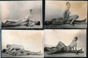 Erotikus jelenetek, 8 db fotó, 9x14 cm