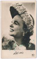 Sulyok Mária (1908-1987) színésznő aláírása őt ábrázoló fotólapon