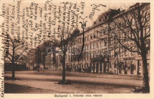 Budapest I. Alkotás utca, cukrászda. Fekete Lajosné kiadása (EK)