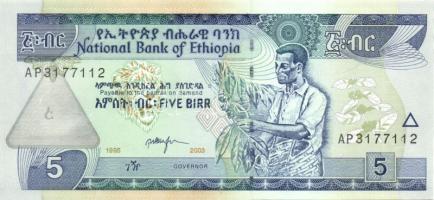 Etiópia 2003. 5B Sign.6 T:I