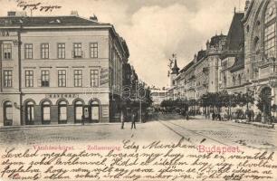 Budapest IX. Vámház körút, Hotel Nádor szálloda és kávéház, Vásárcsarnok (EK)