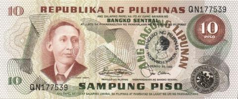 Fülöp szigetek 1981. 2P, 10P (2x) egyugrású sorszámmal! pár T:I