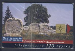 1998 Magyarország nevezettességei Balatonudvari református temető használatlan telefonkártya